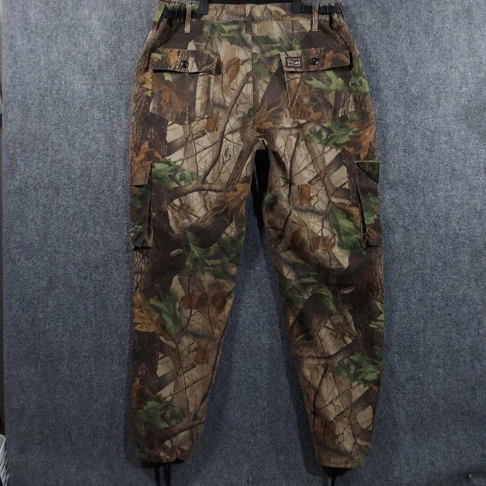 Walls Pants Mens Large Brown Realtree‎ Camo Cargo Hunting Adjustable Waist